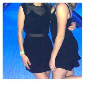 EXPRESS double layer crop top dress